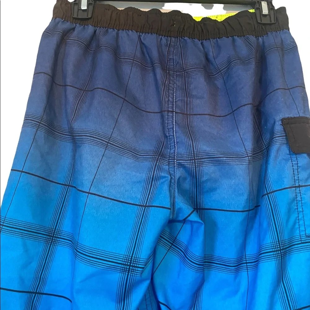 ZeroXposur Boys’ Blue and Black Swim Trunks